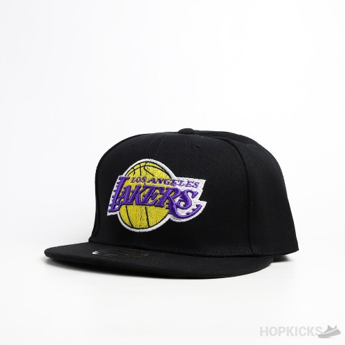 Mitchell and Ness NBA LA Lakers Snapback Black Cap